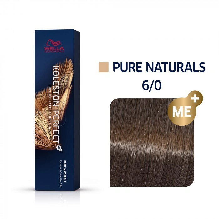 Wella Koleston Perfect Me+ Hajfesték - 6/0 - 60ml - Sötétszőke képe 1